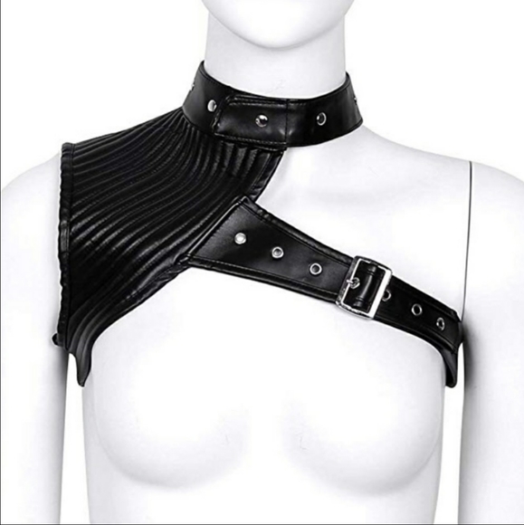 Accessories - 🤩 🖤 FAUX VEGAN LEATHER RAVE SHOULDER HARNESS STRAP 🖤 🤩